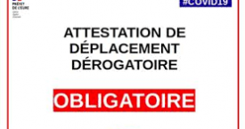 Continuer la lecture > ATTESTATION GENERALE COVID-19